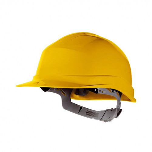 casque de chantier jaune