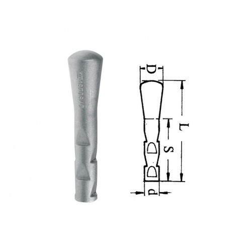 Repère mural 5L-C, en alu, 130mm TOPOCENTER