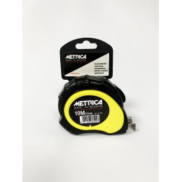 Ruban de mesure METRICA 10 x 25 mm / Jaune-noir