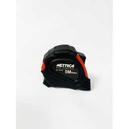 Ruban de mesure METRICA 5 m x 25 mm / 8 m x 25 mm rouge-noir