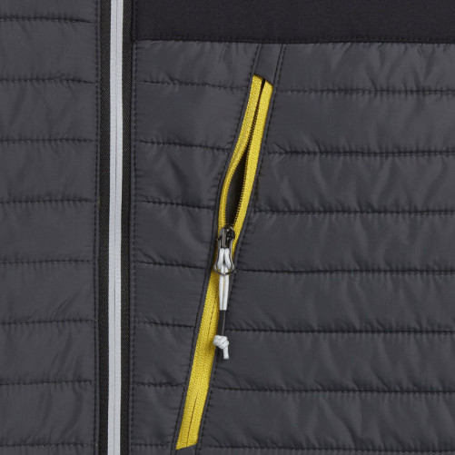 Veste légère noir & jaune - Color Block