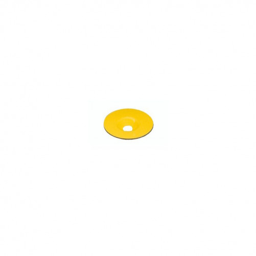 Rondelles pointes striees jaunes