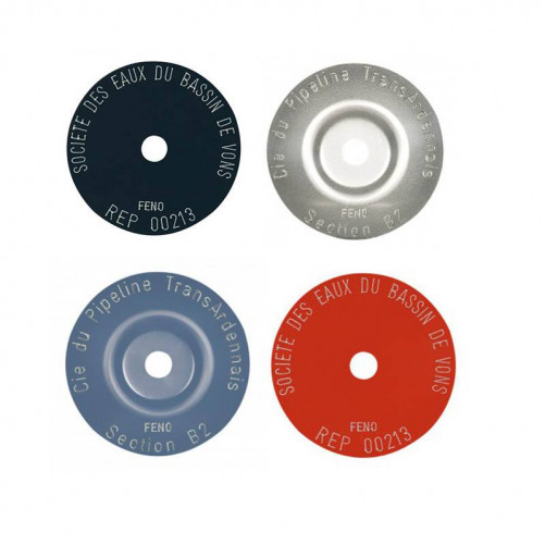 rondelle gravée et galbée